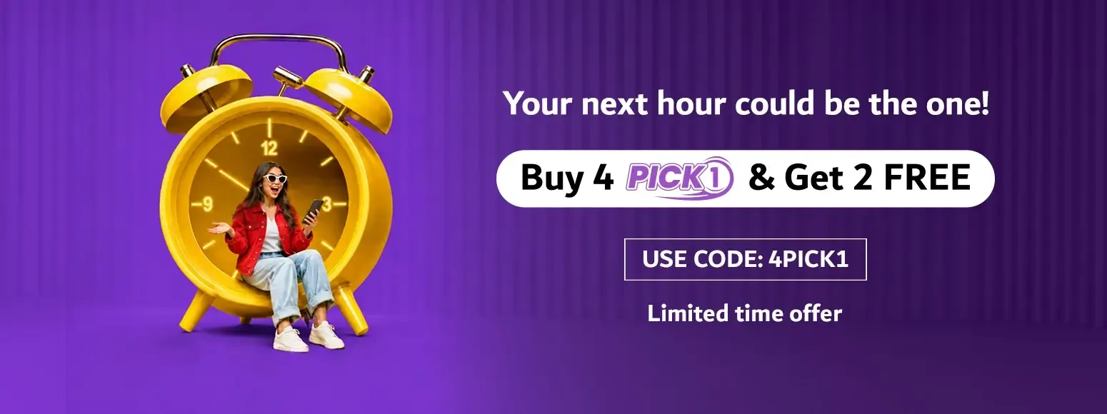 Buy 4 PICK1 and Get 2 Free