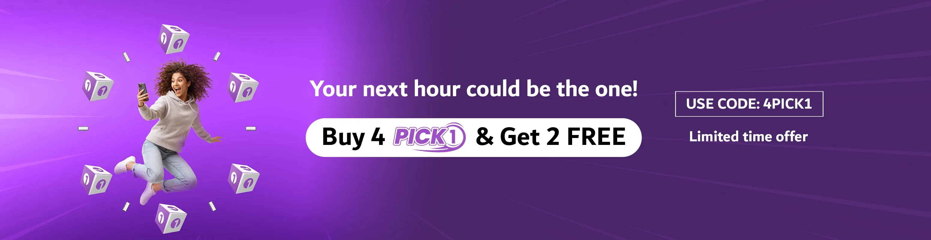 Buy 4 PICK1 and Get 2 Free