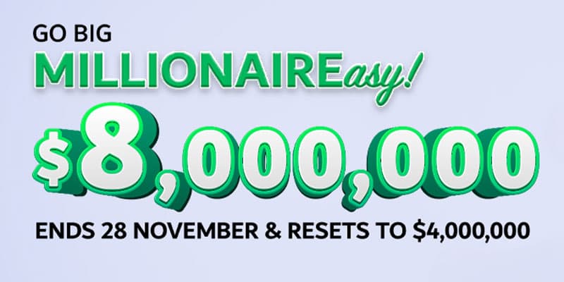 Emirates Draw EASY6 Grand Prize Doubles to $8 Million Only This Friday!