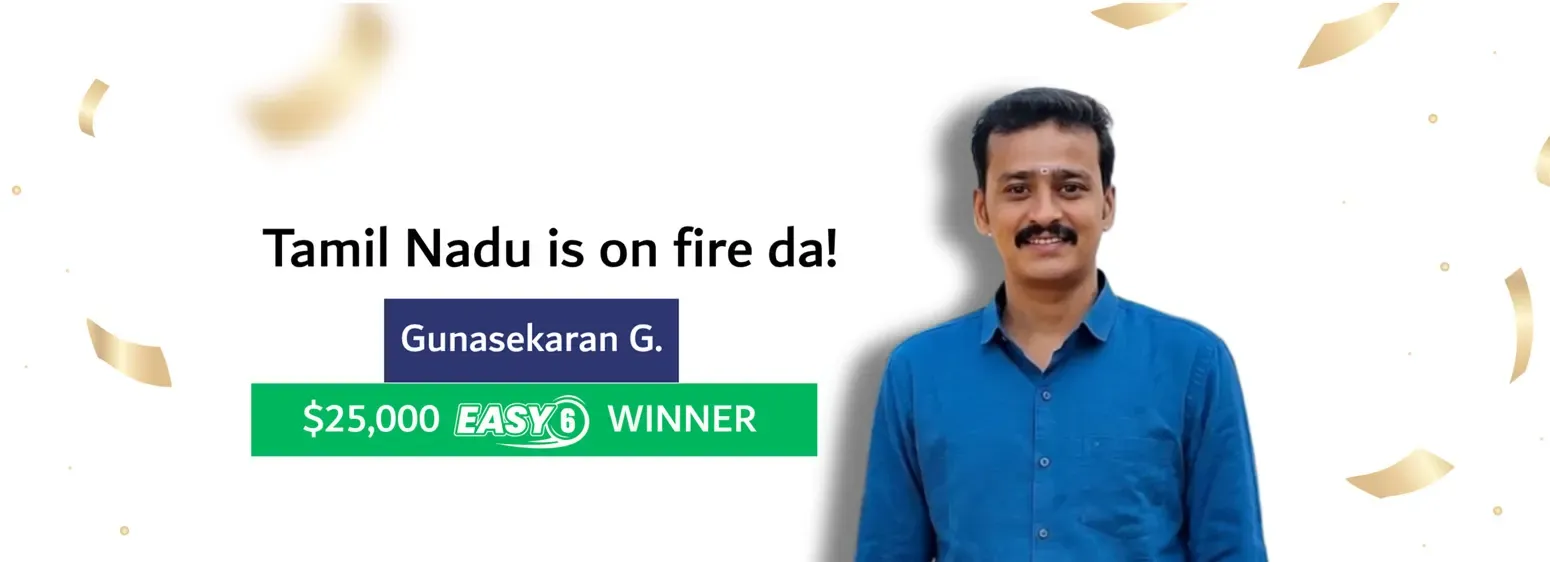 USD 25000 Emirates Draw EASY6 Brings LifeChanging Moment for One Indian Family