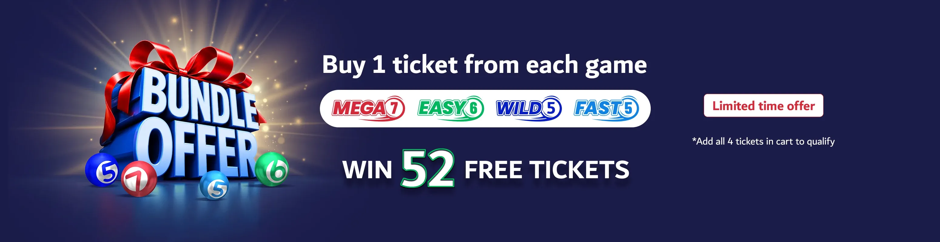 One Bundle and 52 FREE Tickets to Win
